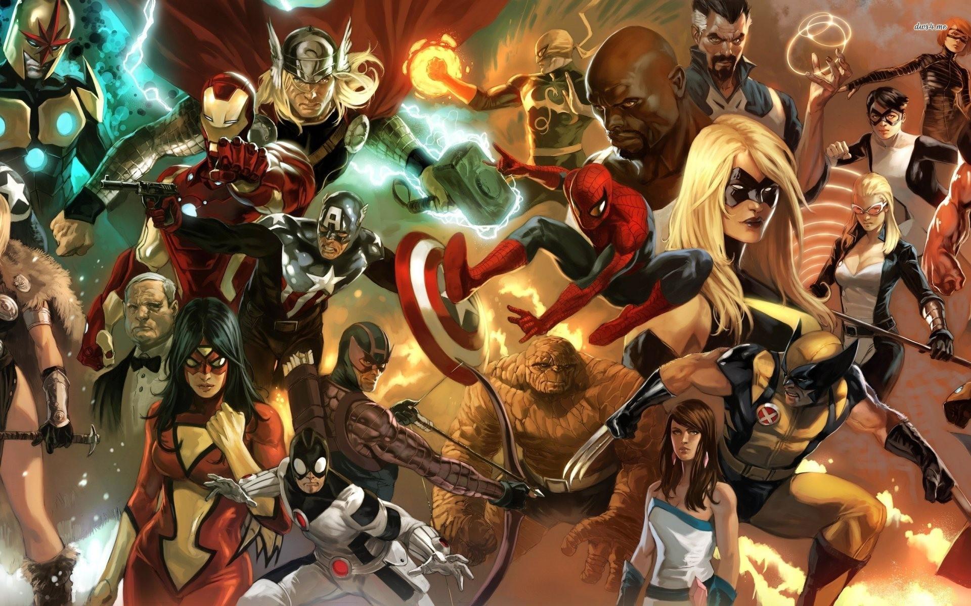 Marvel Heroes Wallpaper 3D Wallpaper & Background