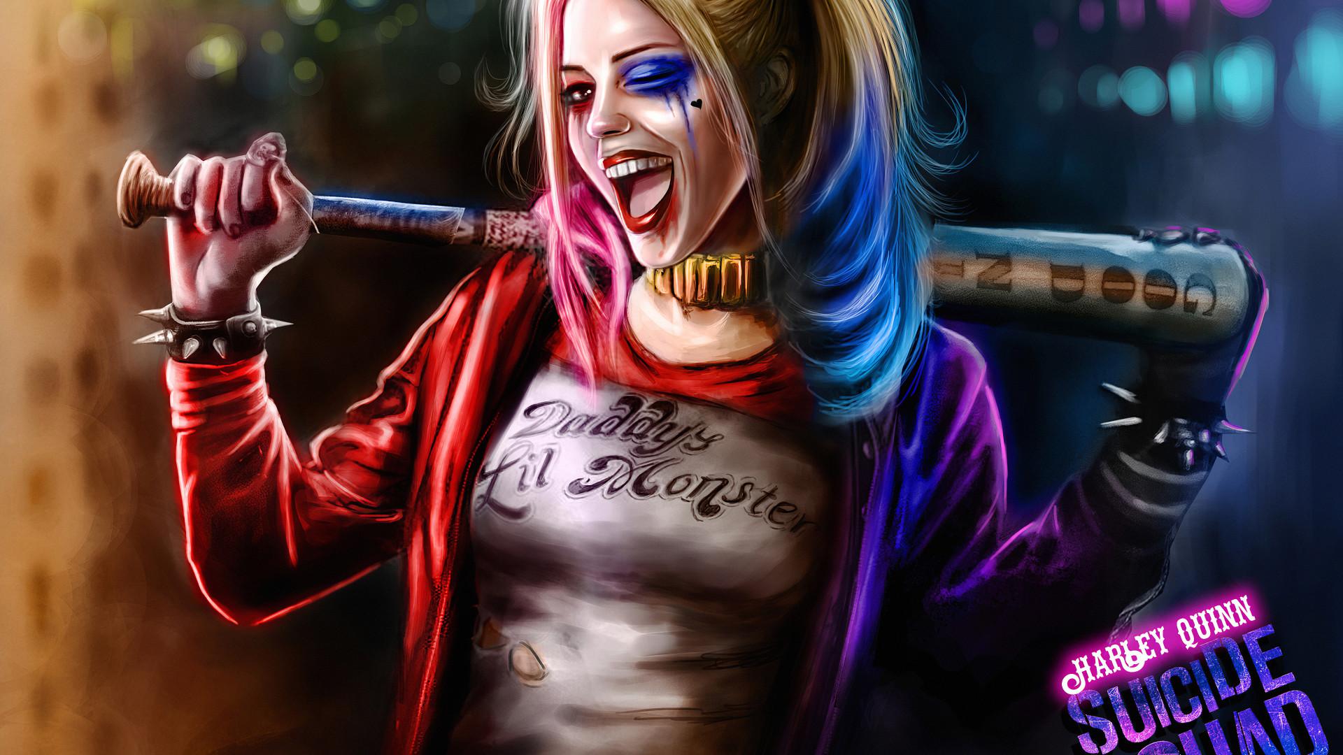 Harley Quinn Bad Girl Laptop Full HD 1080P HD 4k Wallpaper, Image, Background, Photo and Picture