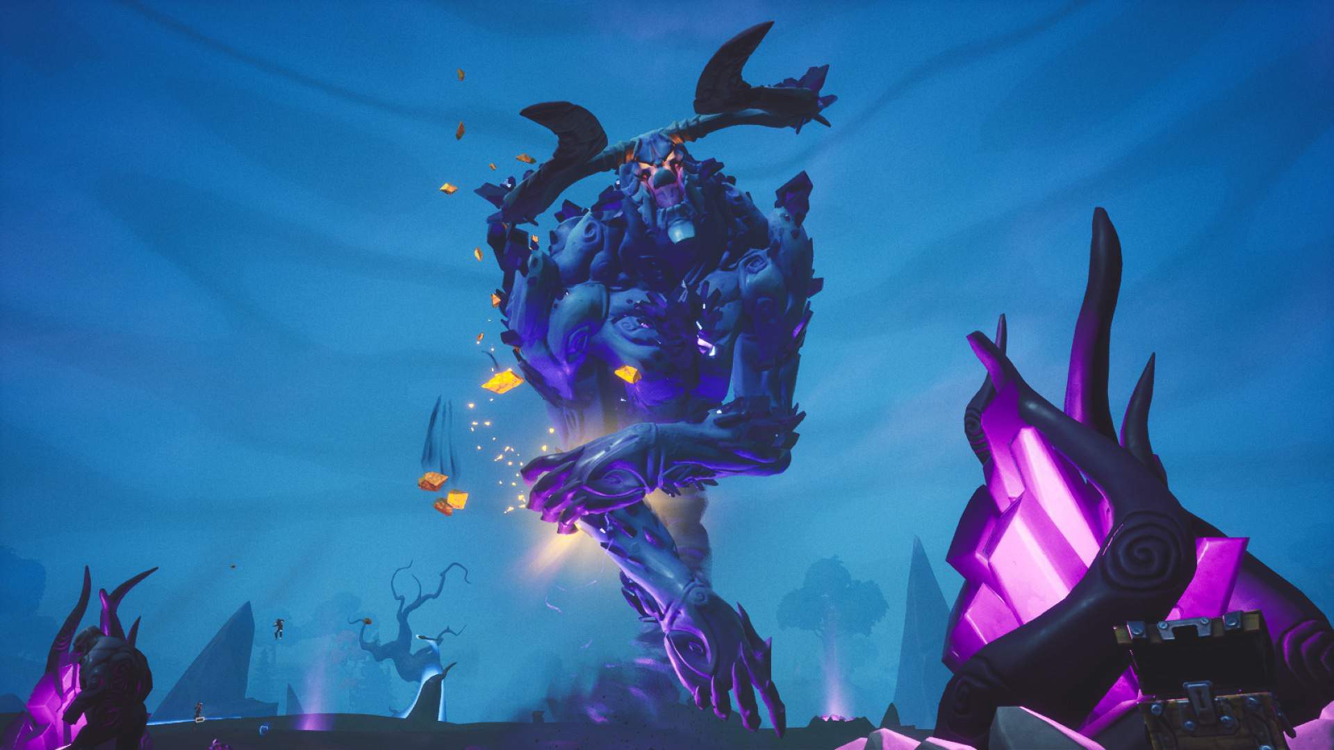 Screenshot from The Storm King Event was. Fortnite: Battle Royale