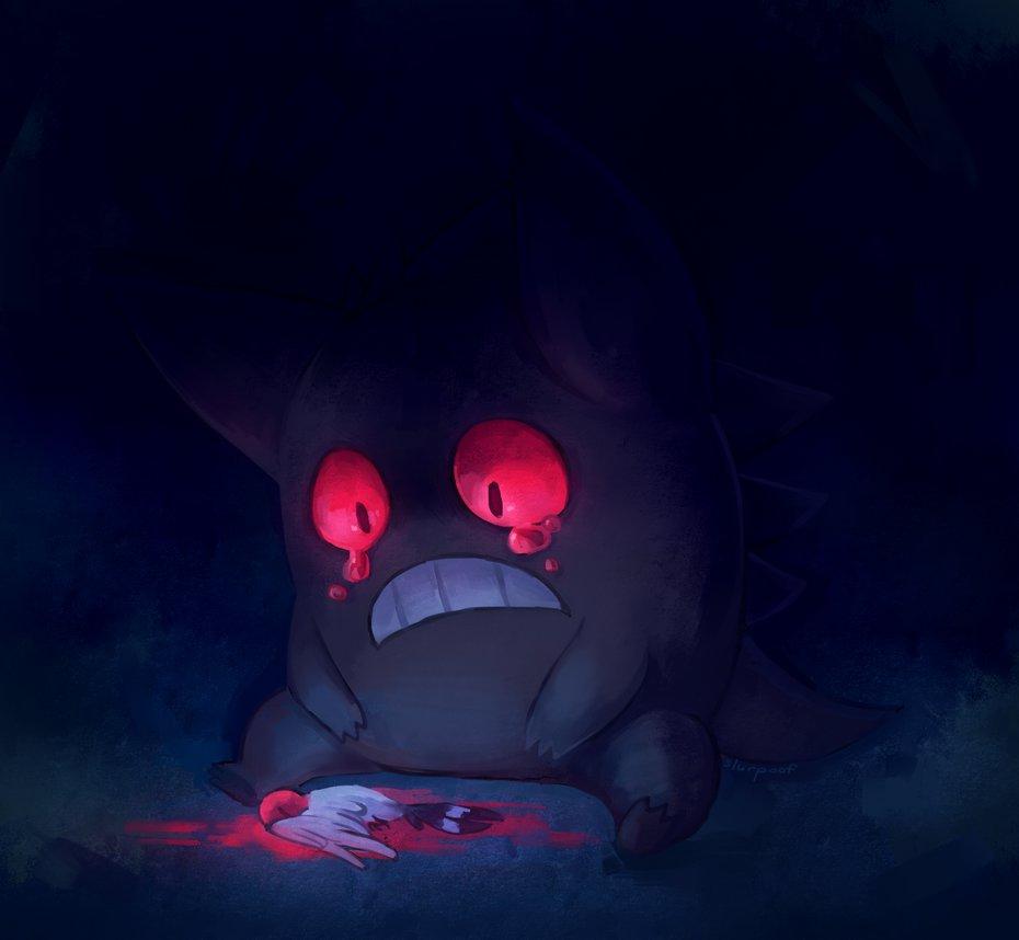 Free download Gengar the Shadow Pokemon by slurpoof [930x858]