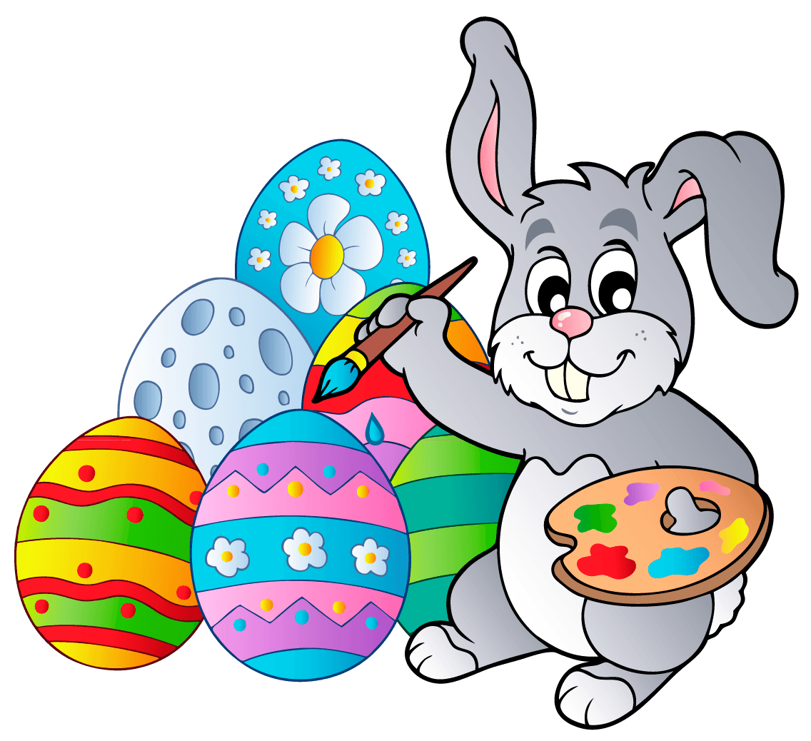 Transparent Easter Bunny with Eggs PNG Clipart Picture. Easter bunny picture, Easter bunny image, Cute easter bunny
