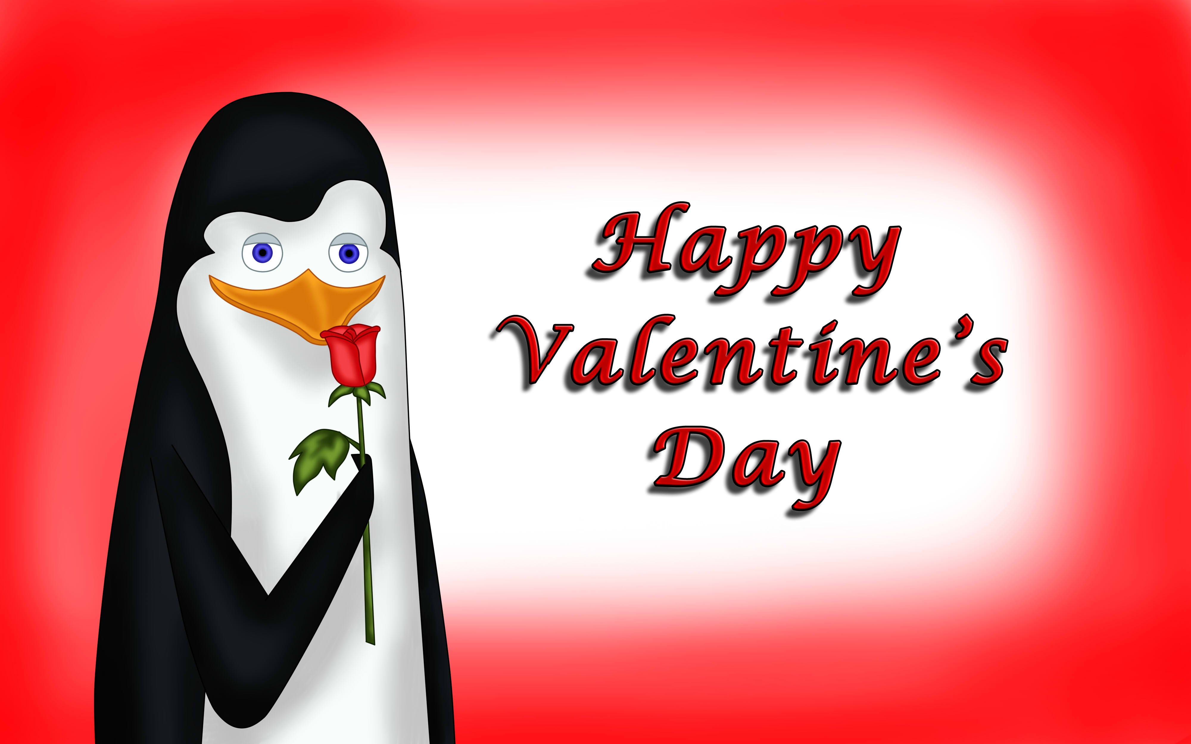 Free download Happy Valentines Penguins of Madagascar Photo