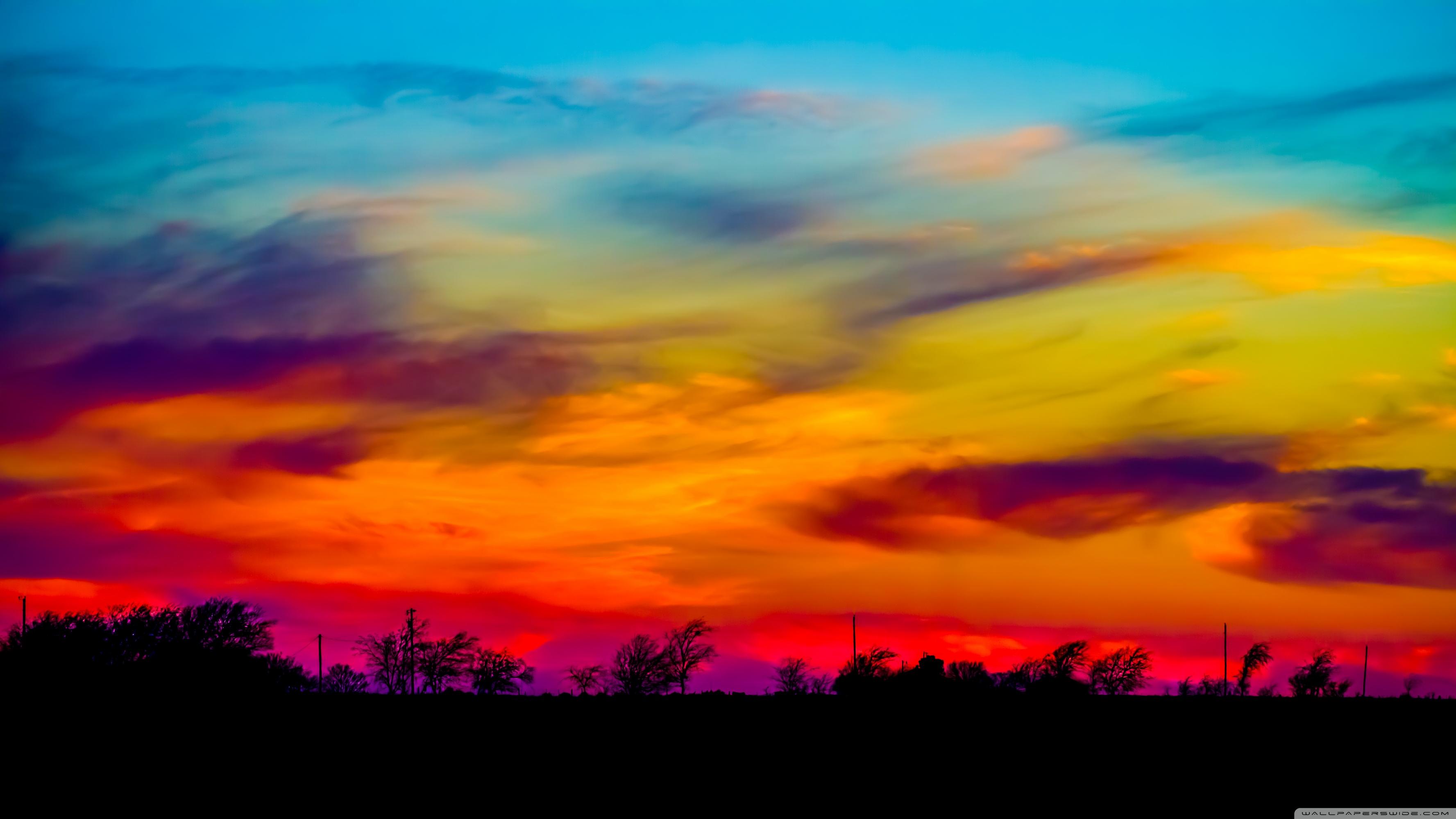 Colorful Sky Ultra HD Desktop Background Wallpaper for: Multi