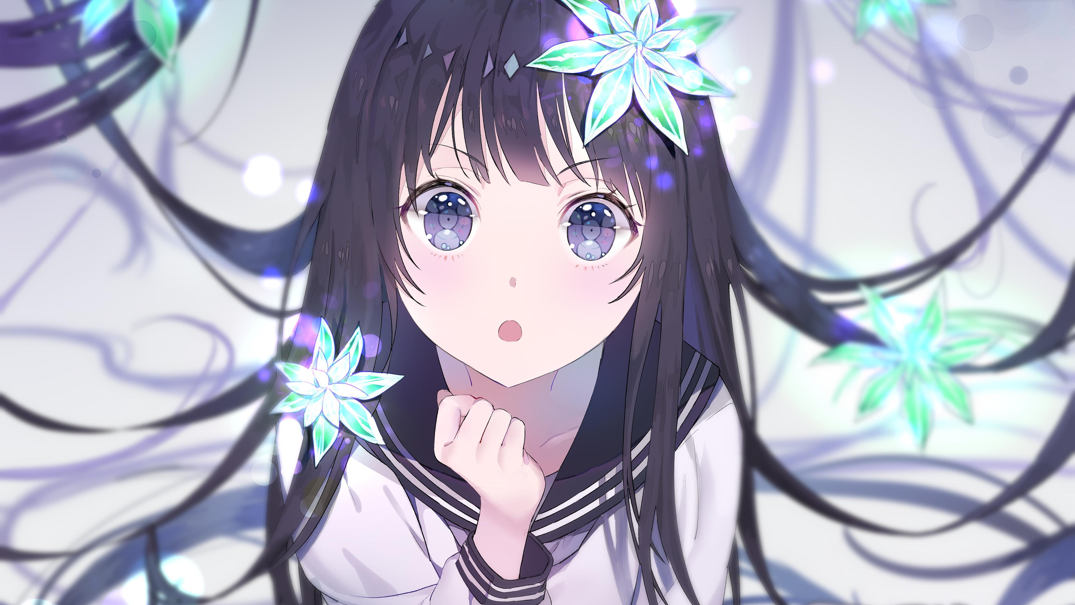 BEAUTIFUL ANIME GIRL WALLPAPER 4K