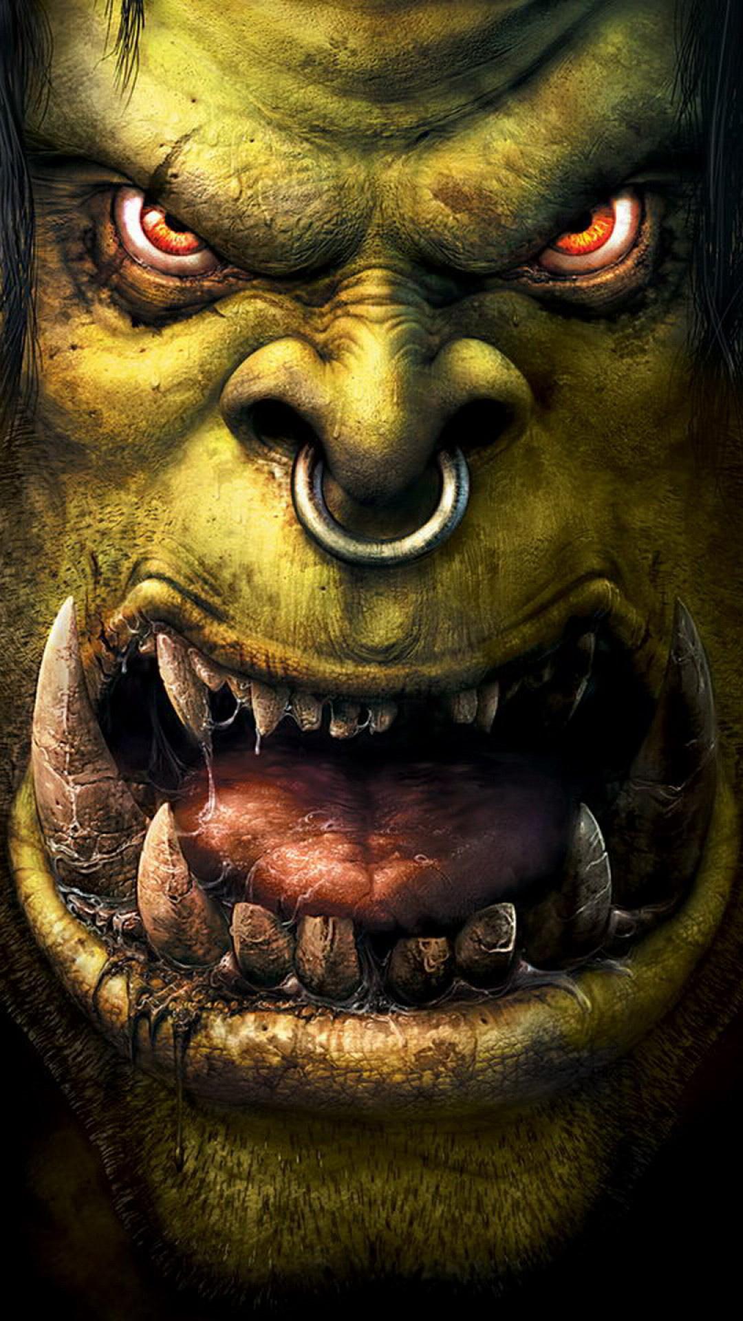 Orc World of Warcraft htc one wallpaper