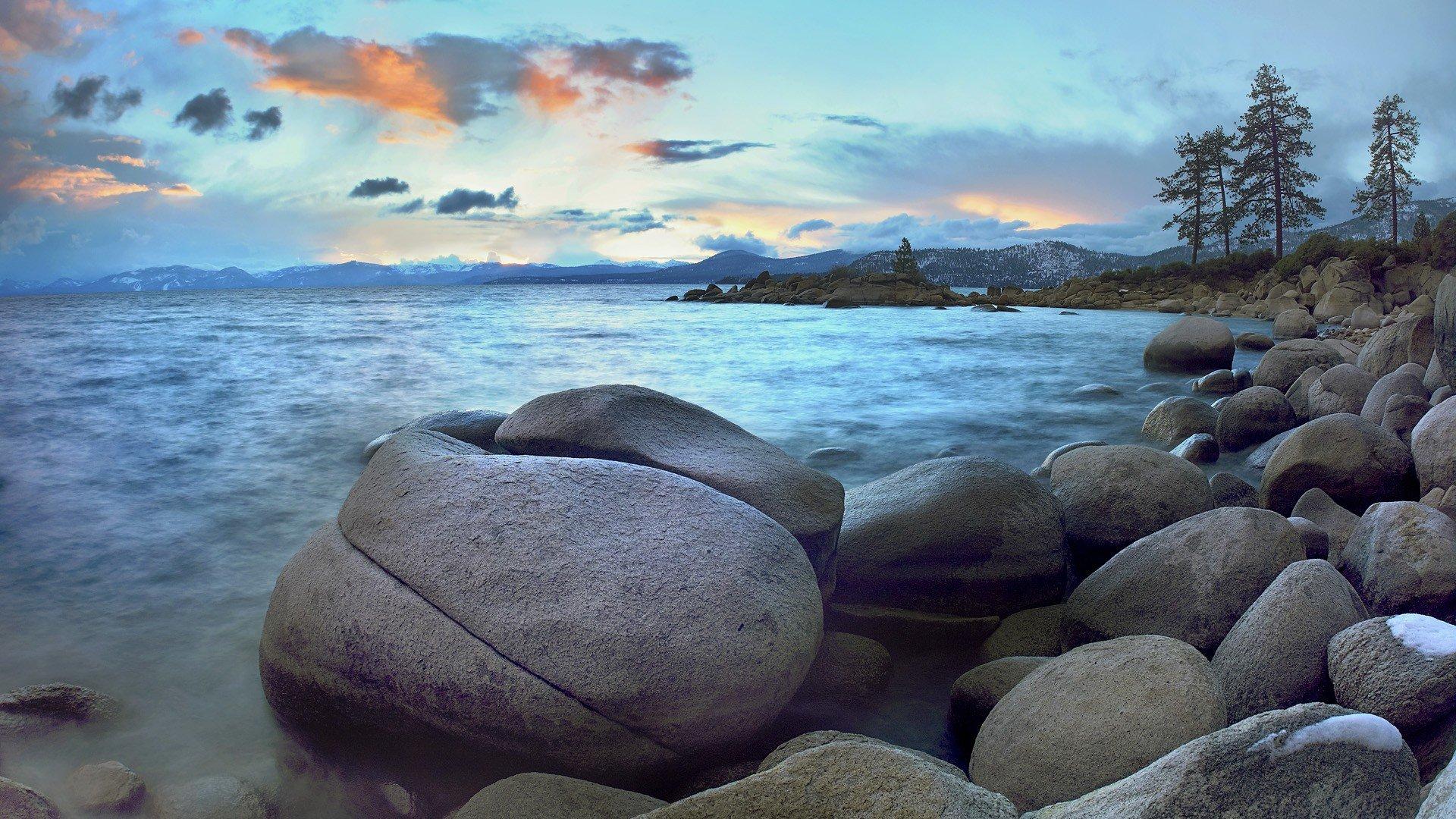 landscapes, Nevada, Lake, Tahoe, Beaches Wallpaper HD / Desktop