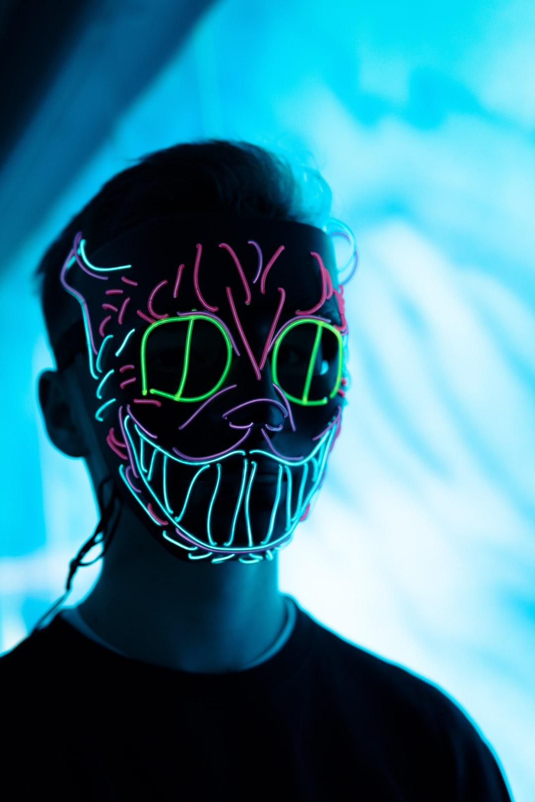 Neon Mask Picture. Download Free Image