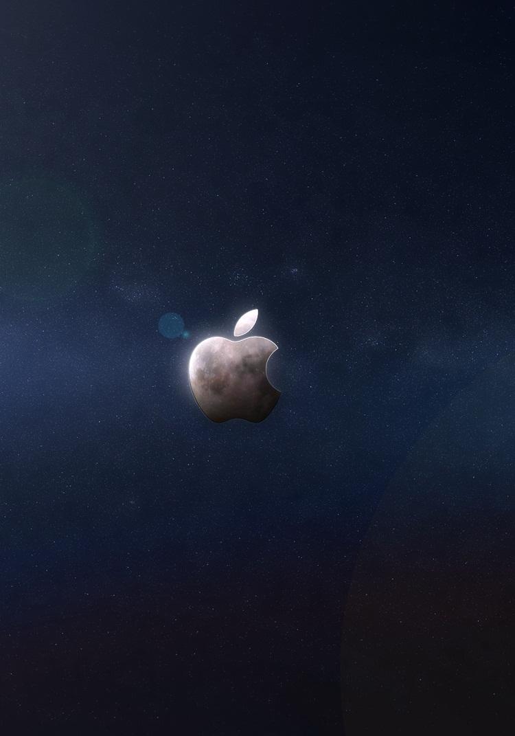 Apple Moon iphone 6 Wallpaper. iPhone 6 Wallpaper