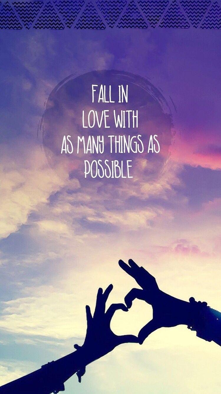 Fall in love quote. Love quotes wallpaper