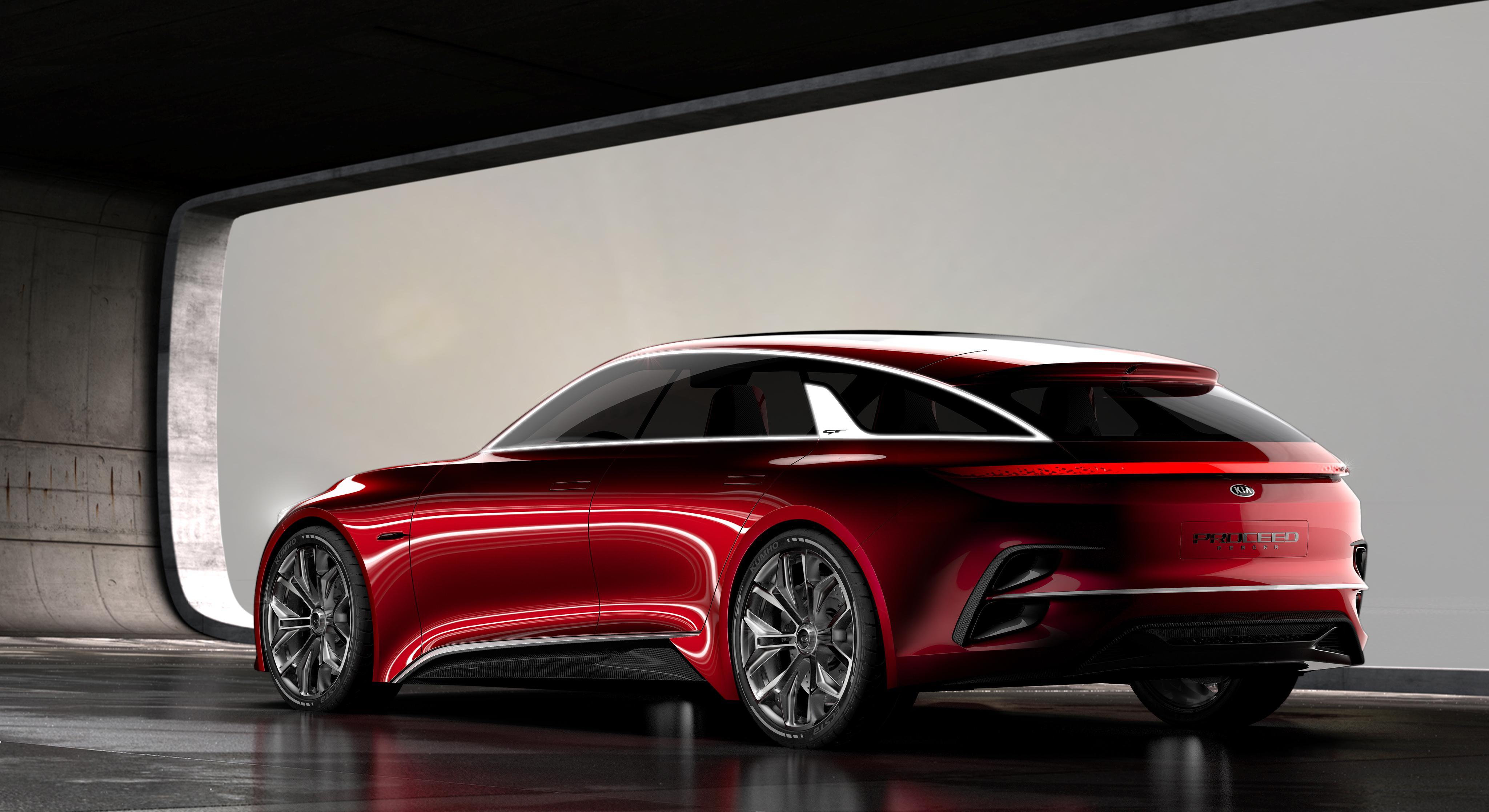 Wallpaper Kia Proceed Concept, Frankfurt Motor Show, Rear view