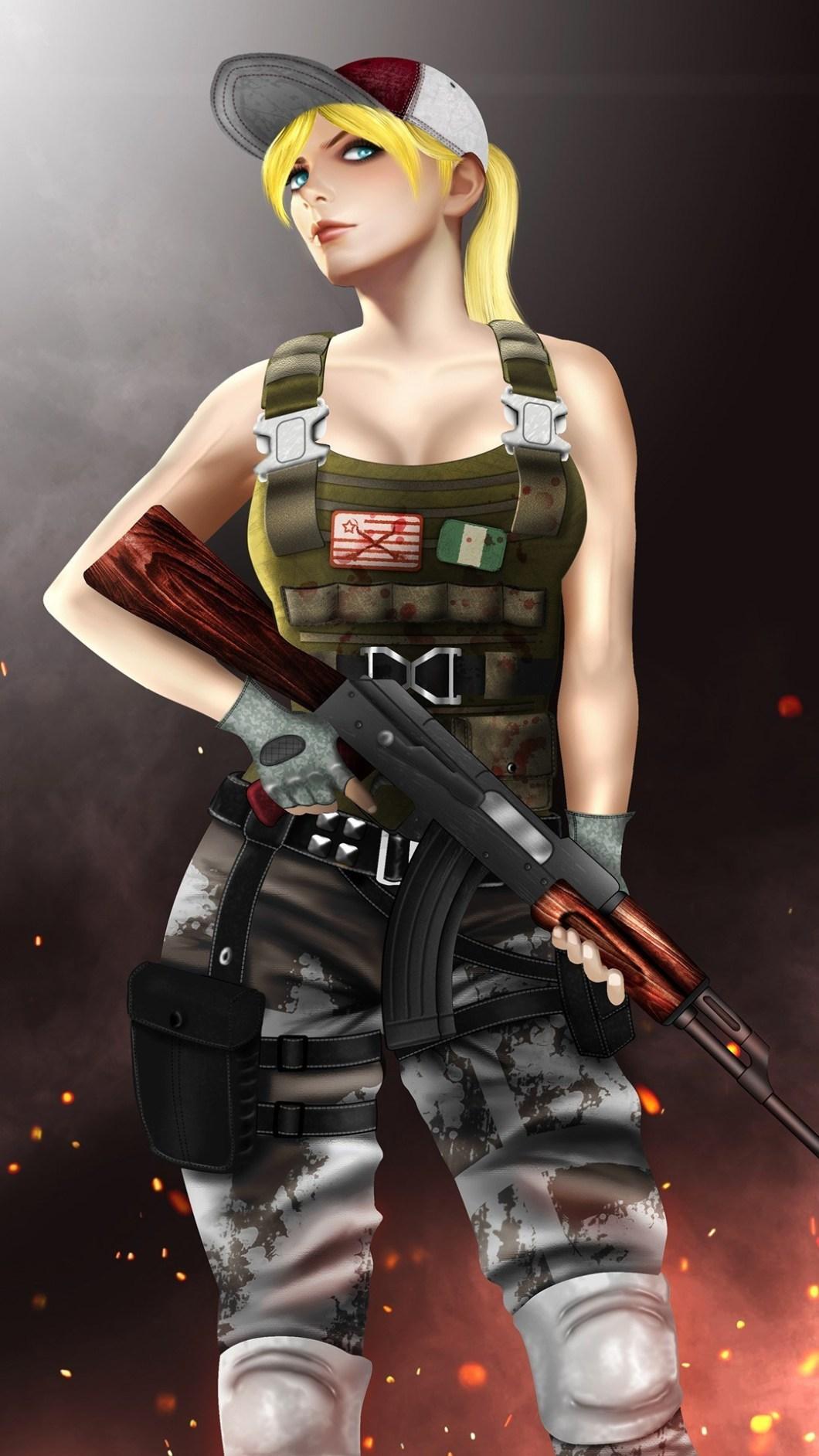 PUBG Girl Android HD Wallpaper