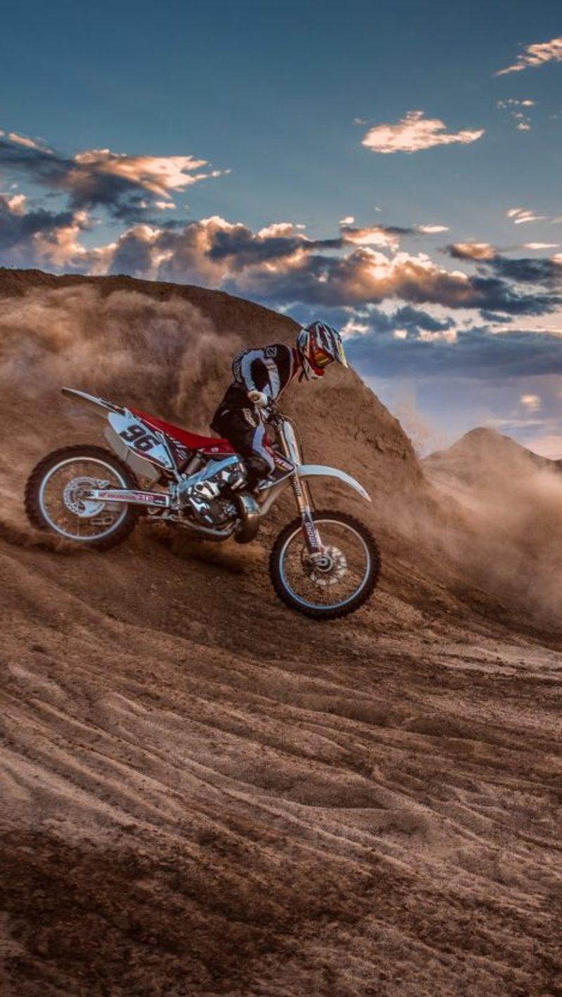 Motocross Stunt IPhone Wallpaper