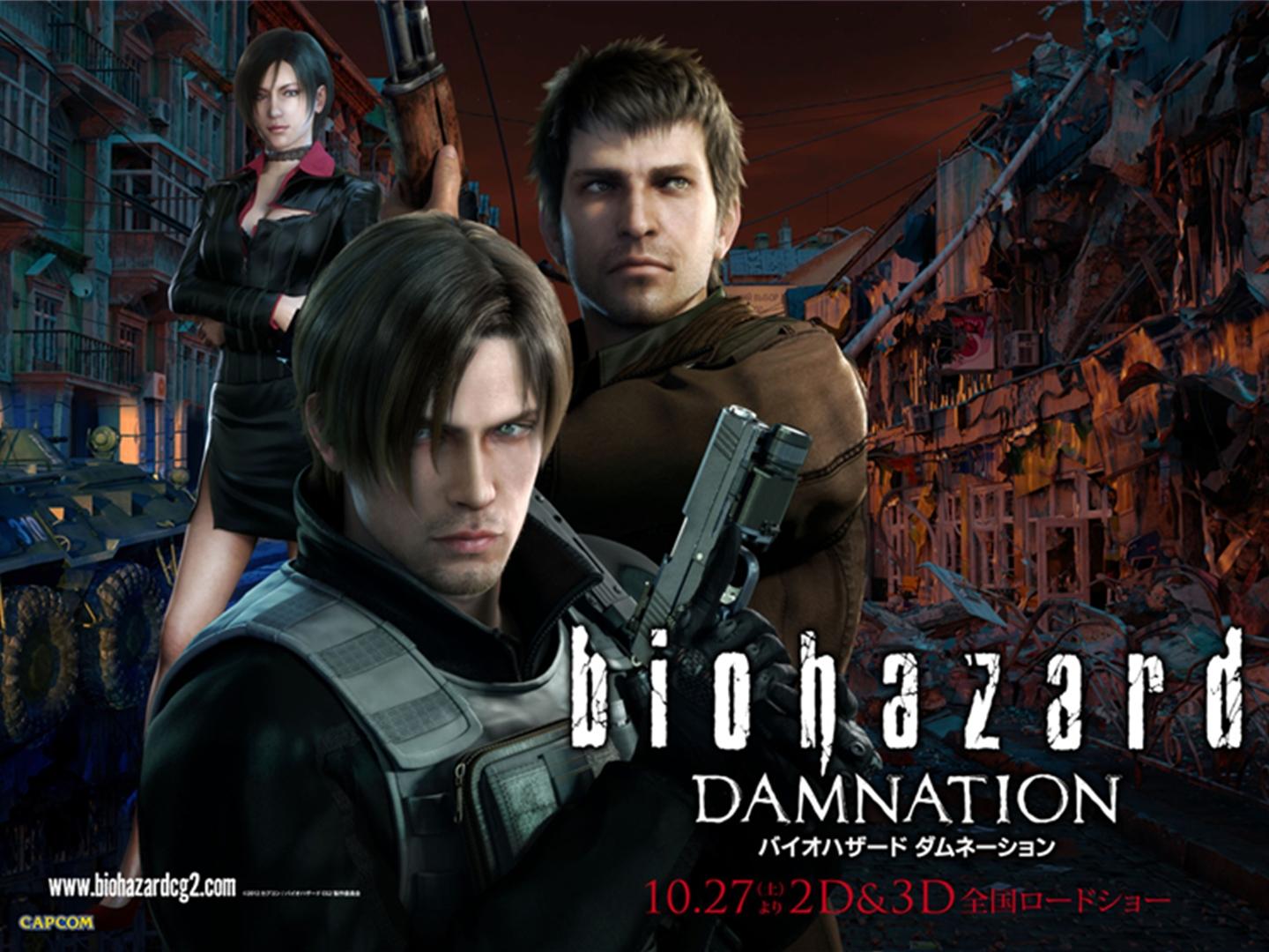 Resident Evil Damnation Movie Kennedy Wallpaper
