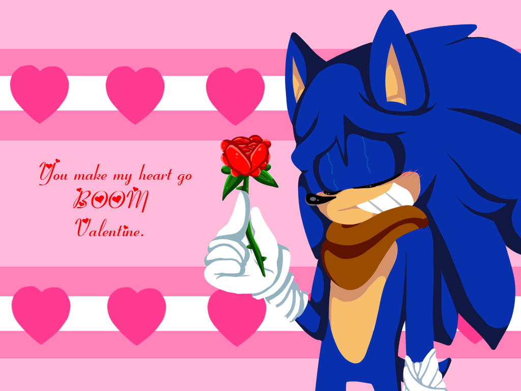 Free download Sonic Boom Valentine by Sammi Arts [1024x768]
