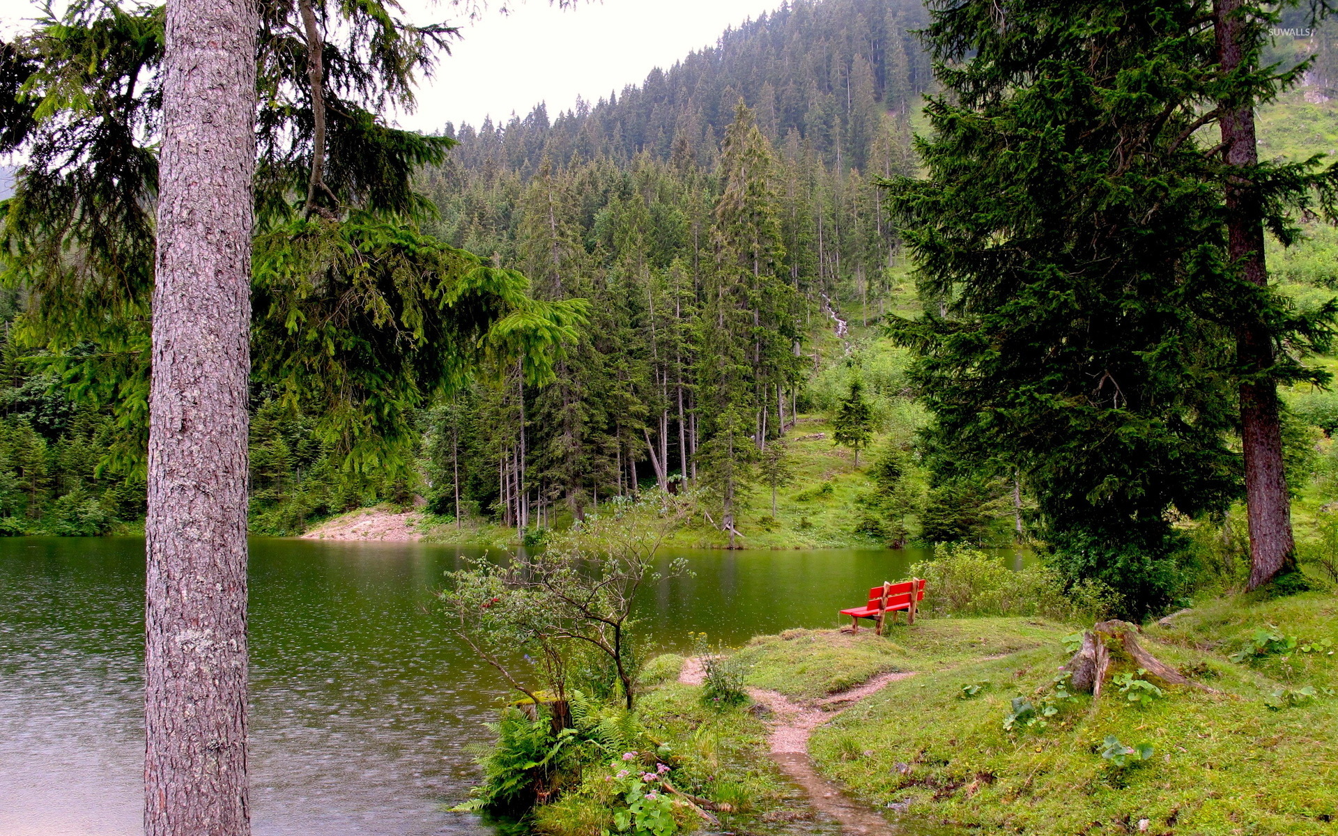 Bench By The Lake Wallpapers - Wallpaper Cave