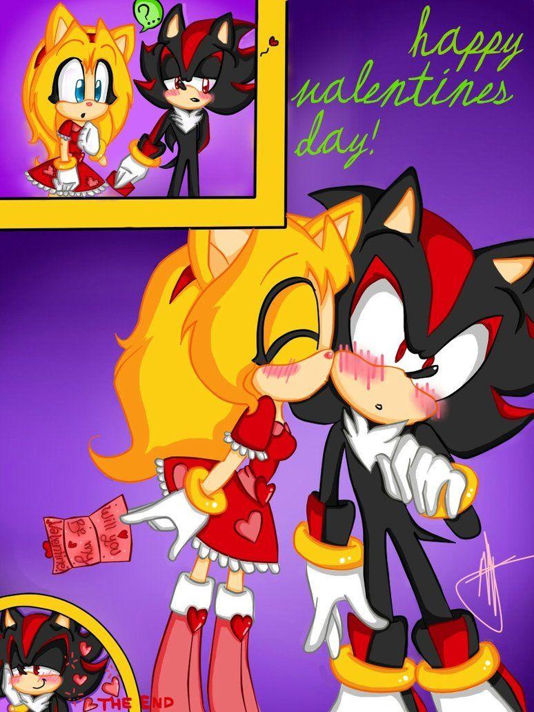 Happy valentines day. Shadow