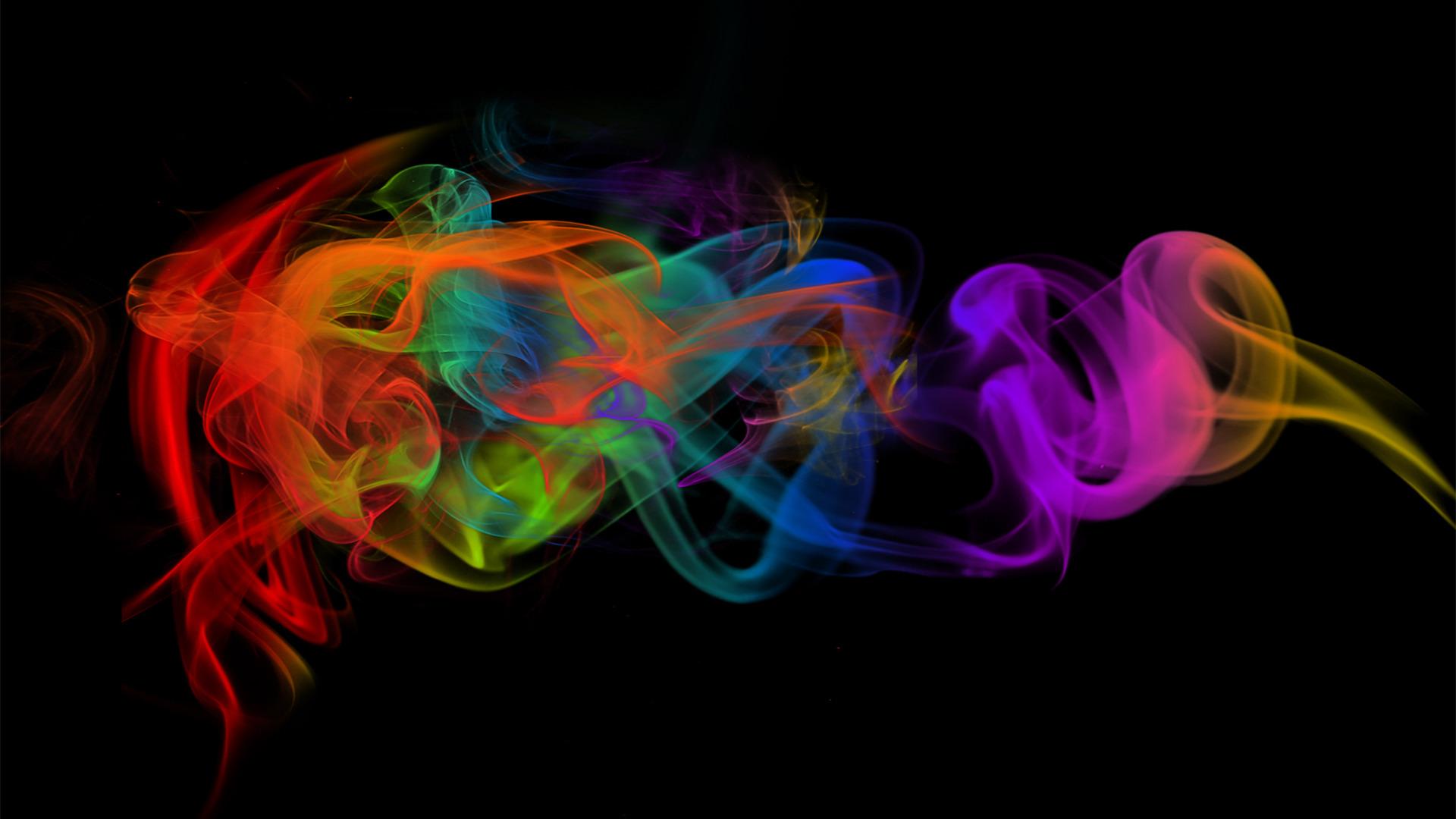 Colorful Smoke Desktop Background