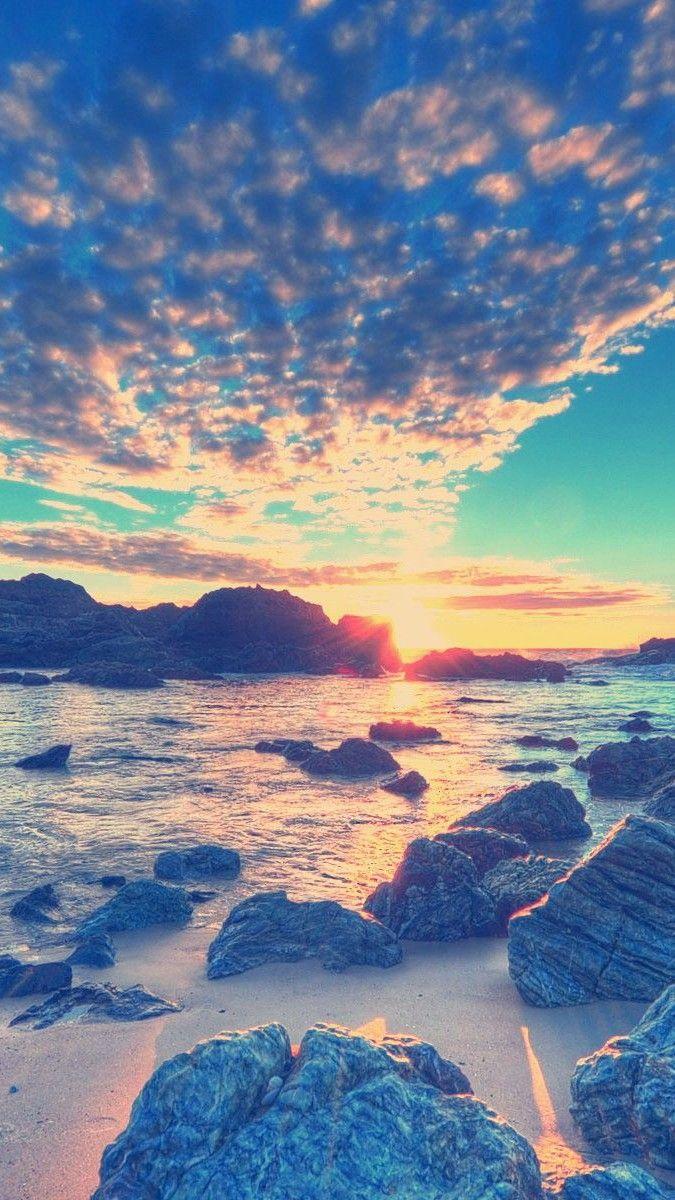 Amazing Beach Sunset IPhone Wallpaper. Sunset Iphone
