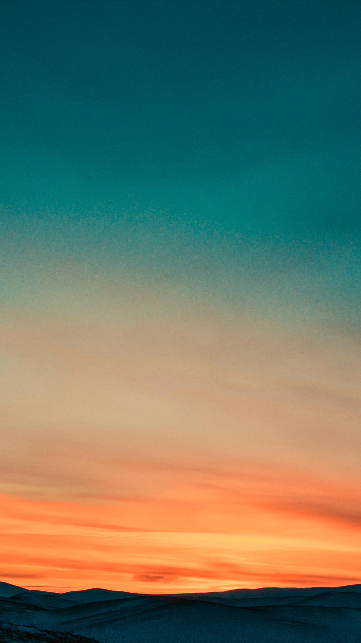 iPhone7 wallpaper. sunset mountain sky