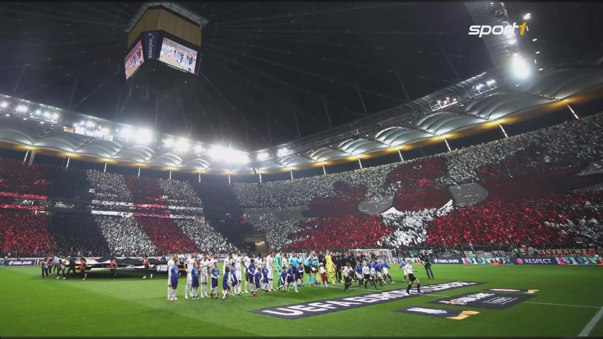 Eintracht Frankfurt Choreo Europa League, Download Wallpaper