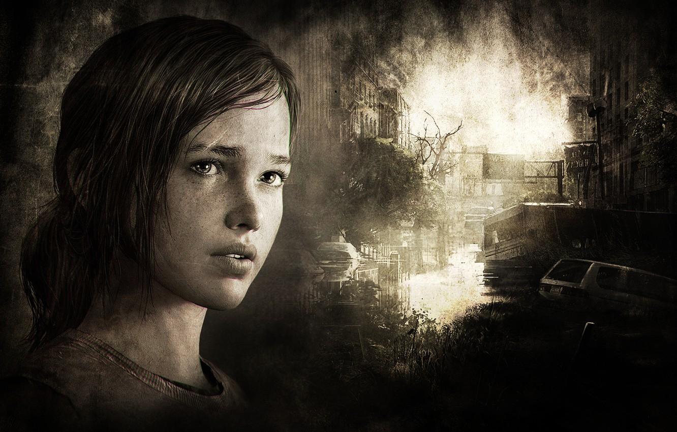 Wallpaper sadness, darkness, grey, the darkness, the game, heroes, PS The Last of Us, ellie image for desktop, section игры