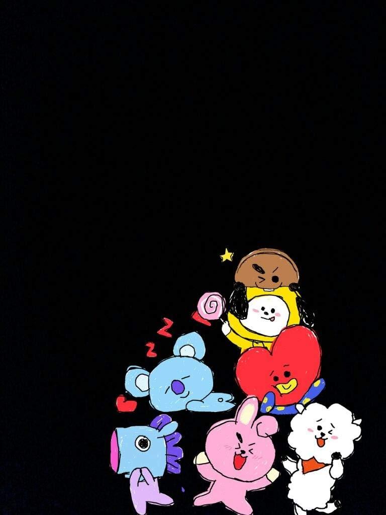 BT21 Wallpaper. XALO24 HD Wallpaper