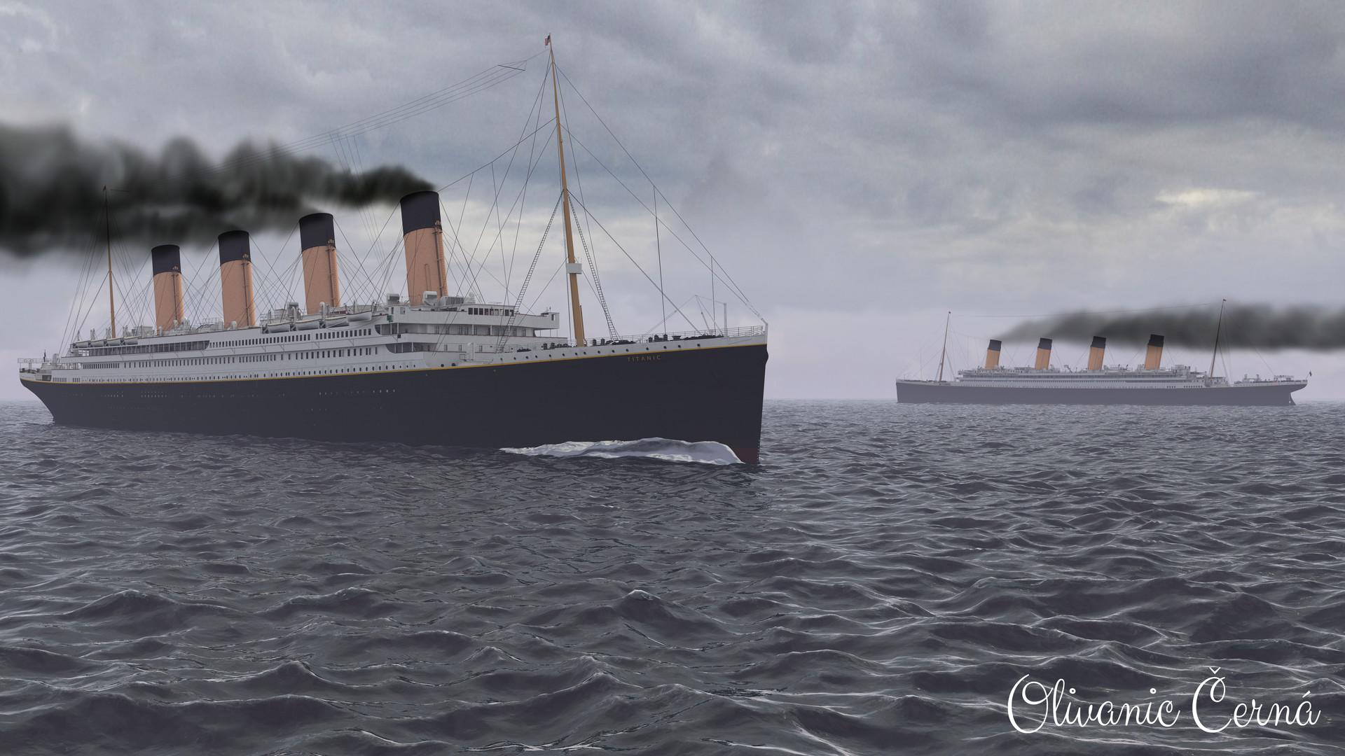 old Olympic Class Liners Renderings, Mike Woods