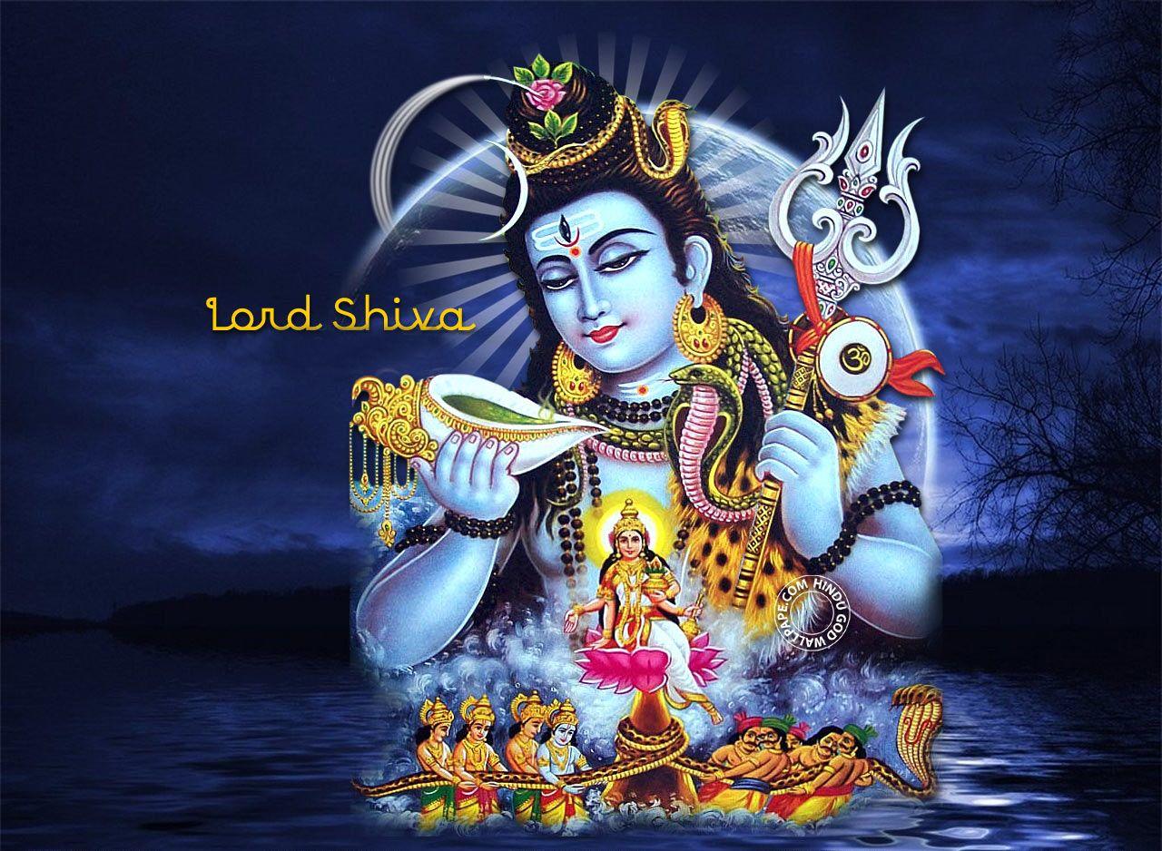 Lord Shiva Samudra Manthan Wallpaper & Background