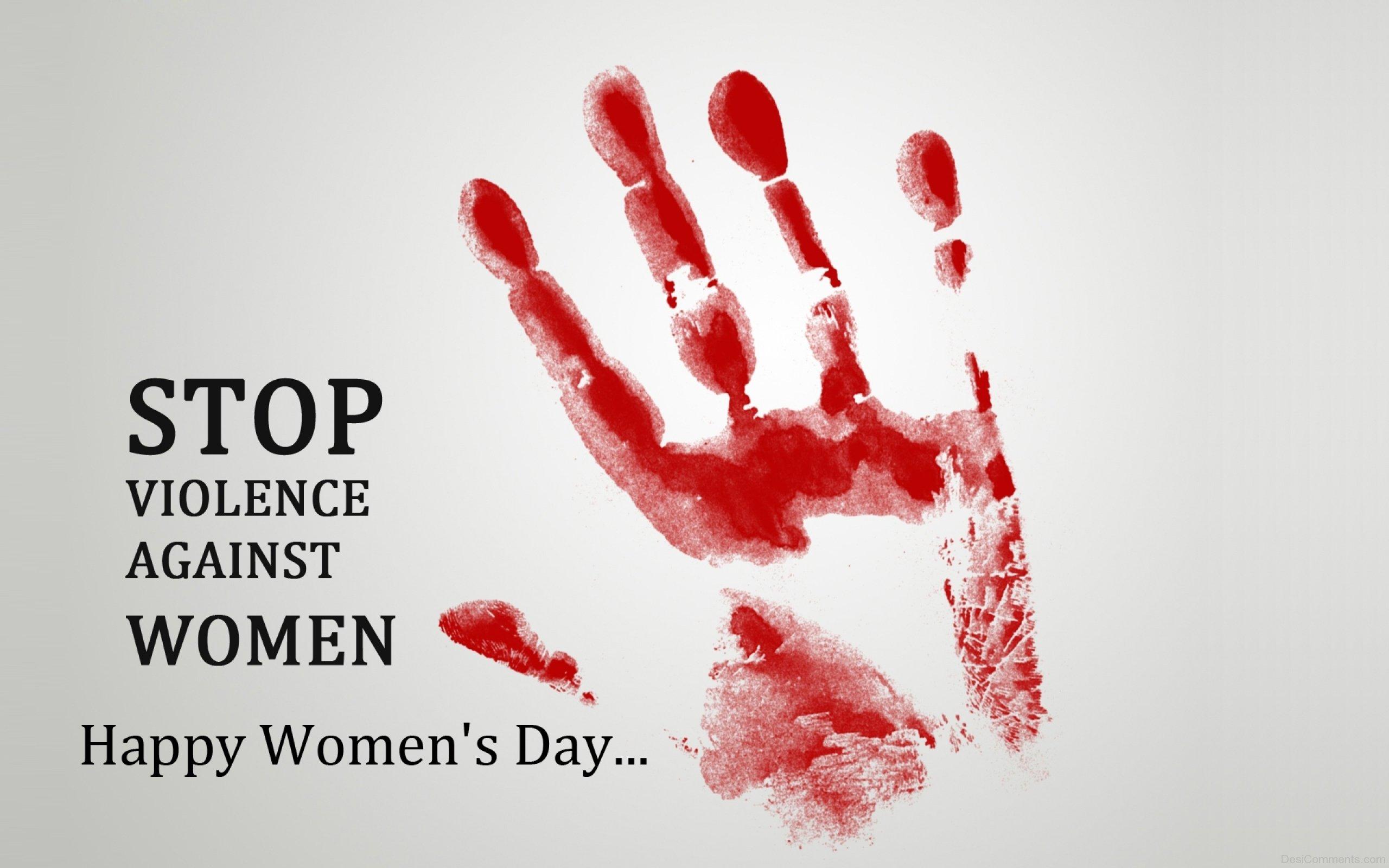 Stop Violence Against Women Happy Women Day Womens Day