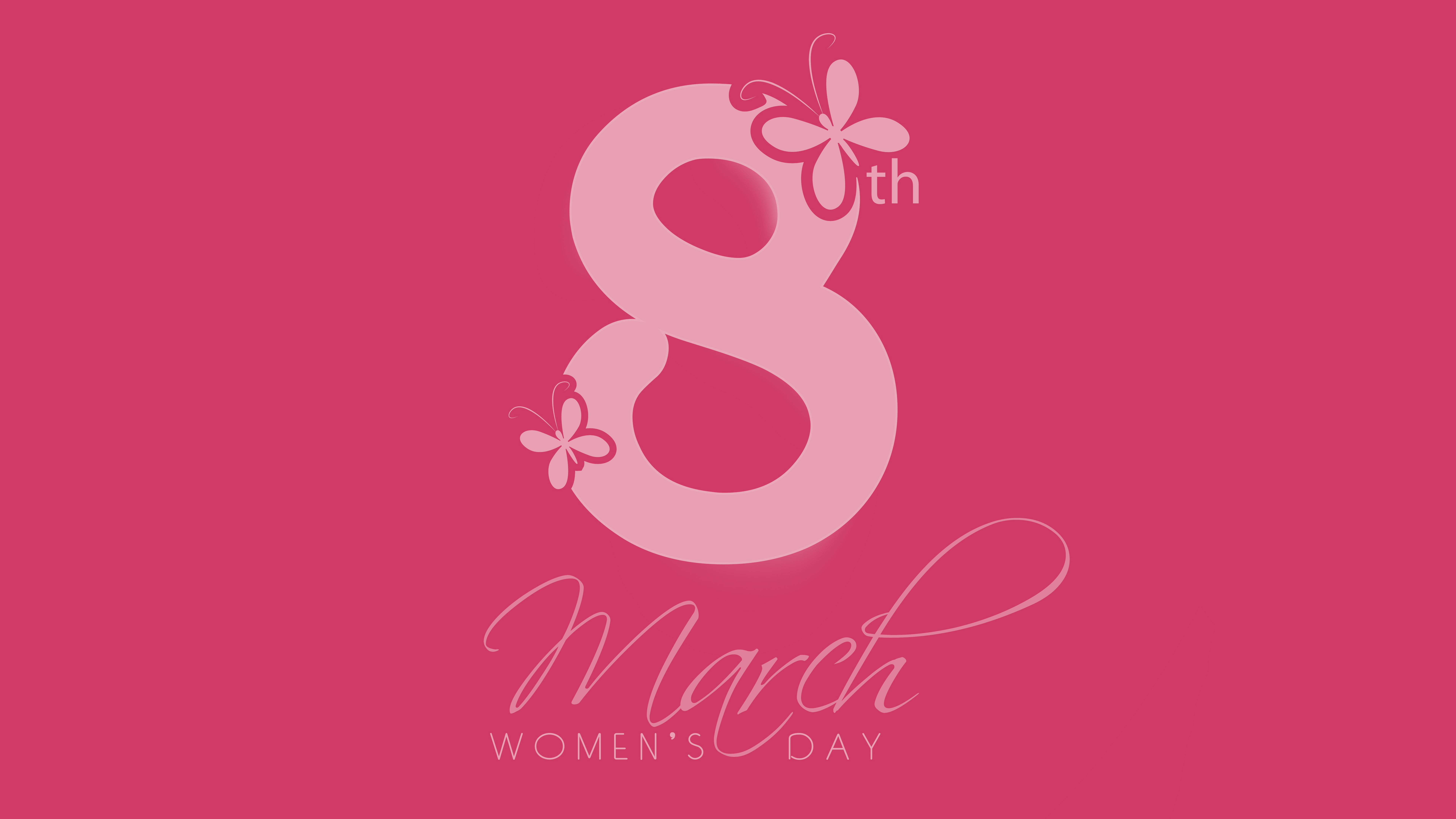 8th March women's day illustration HD wallpaper