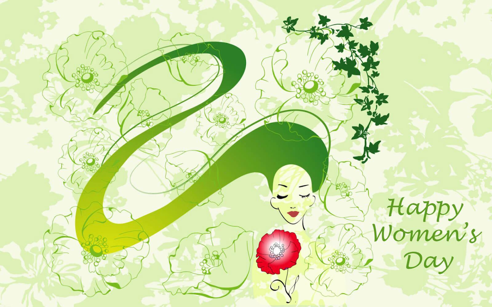Happy International Womens Day Greetings Card HD Wallpaper