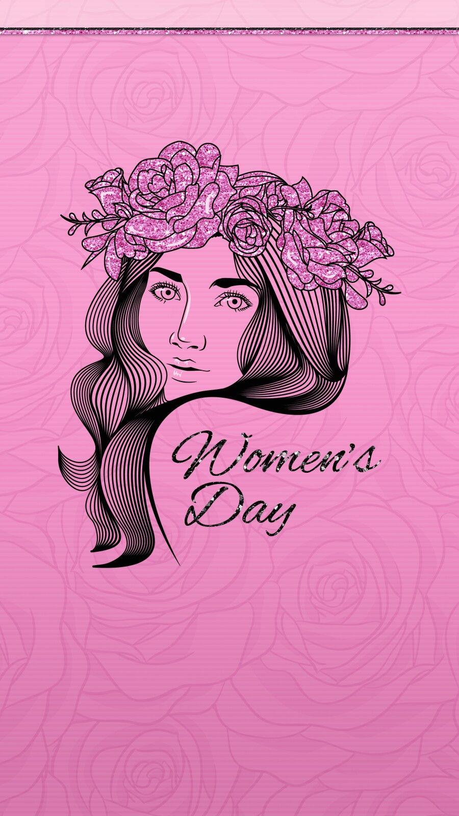 Happy women's day. Cute wallpaper, Cute home screens, Girl wallpaper