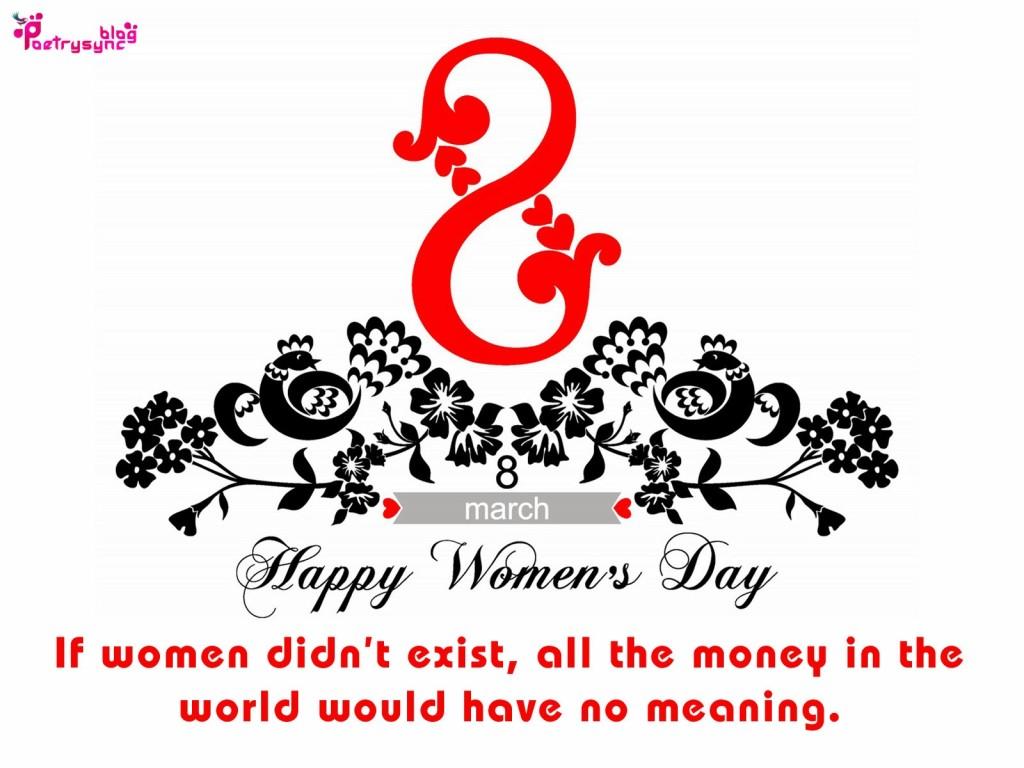 Happy International Womens Day Wishes Quote Card Image