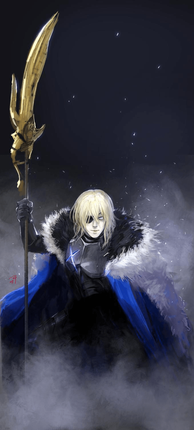 Dimitri after the timeskip from Fire Emblem: Three Houses