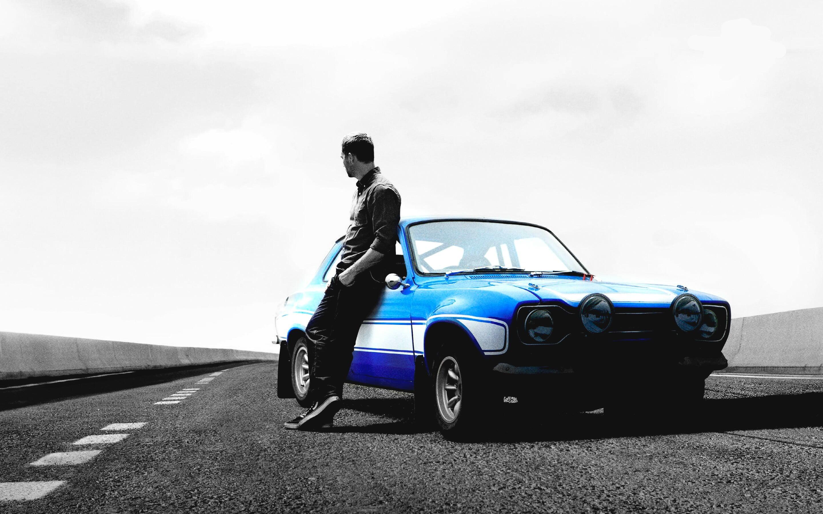 Blue car, Fast & Furious: Legacy, Paul Walker, Vin Diesel, Ford