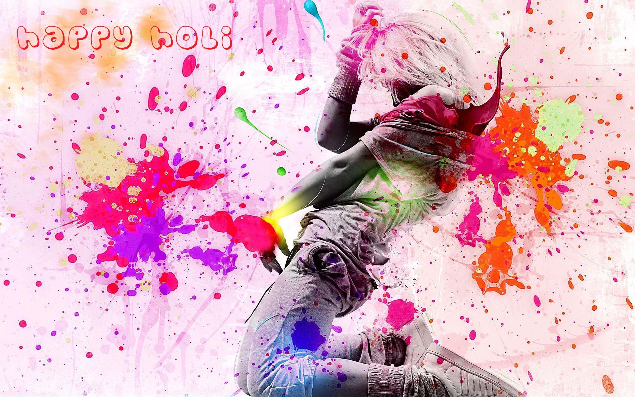 Happy Holi HD Colorful Wallpaper