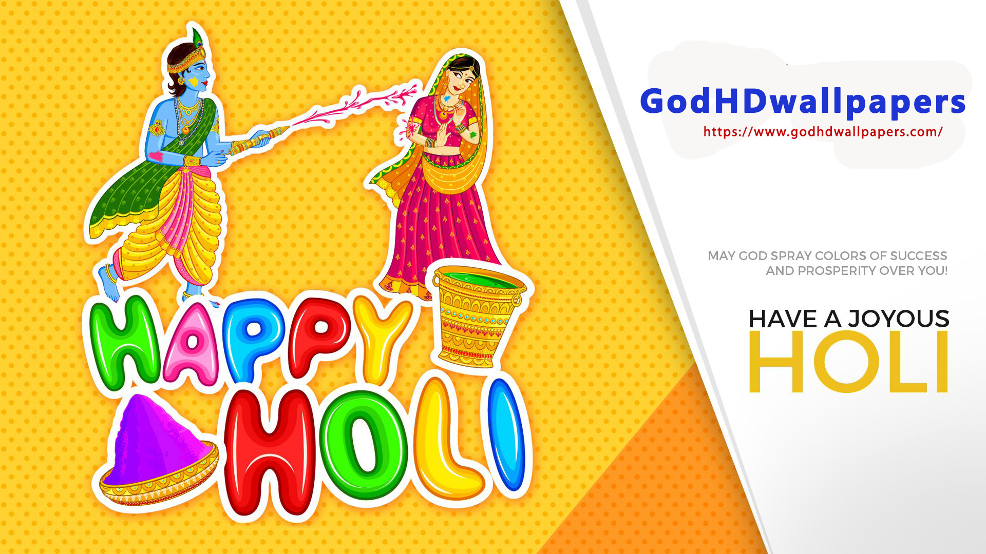 Holi HD Wallpaper For Laptop Desktop iPhone Android Mobile