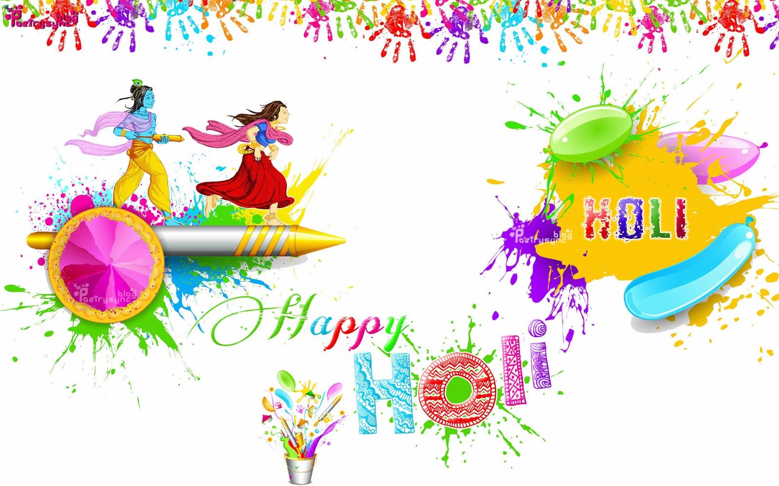 Happy Holi HD Image, Wallpaper, Pics (Free Download)