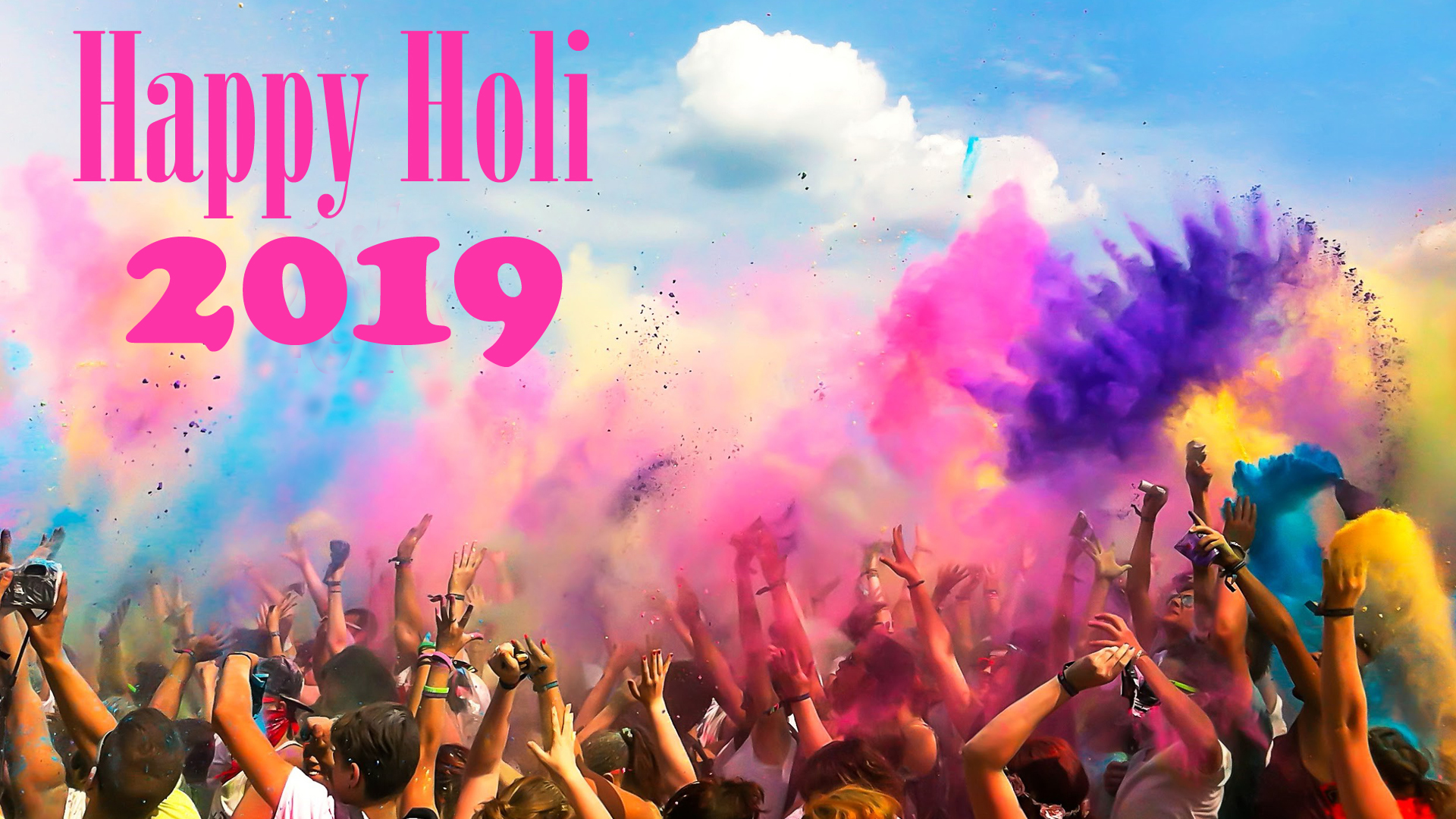 Free download 2019 Holi HD Image for Wallpaper HD Wallpaper