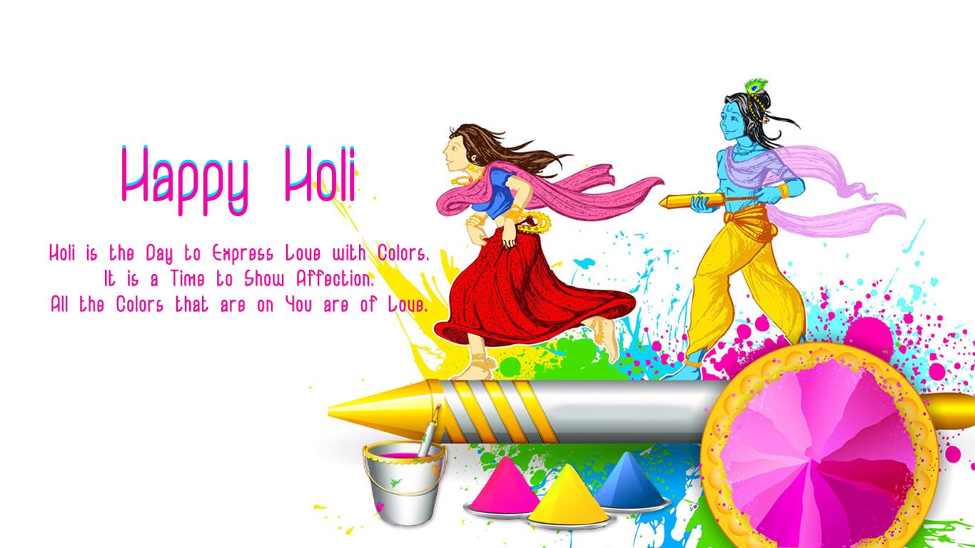 Happy Holi HD Wallpaper 3