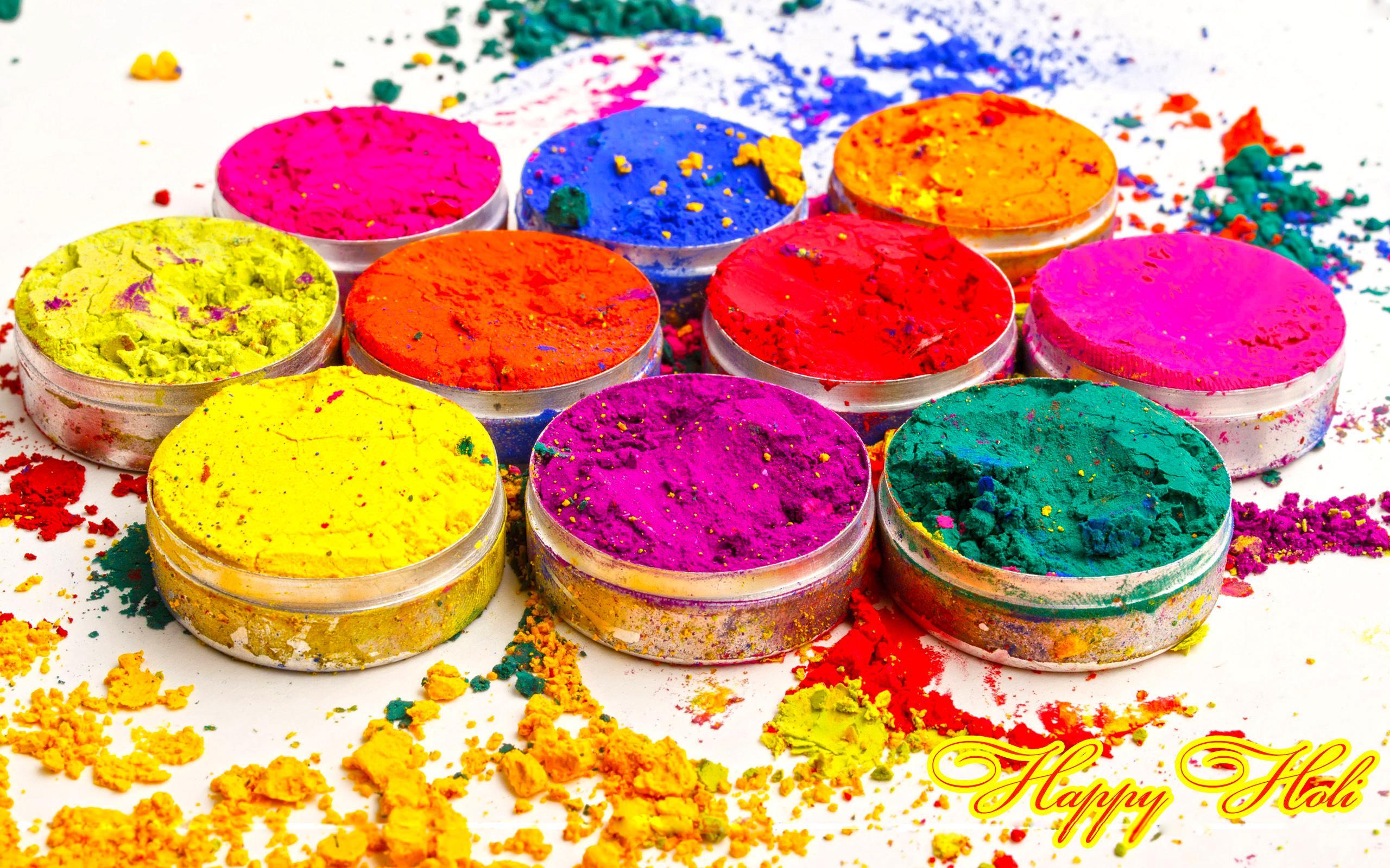 Download Holi HD wallpaper celebration with colours