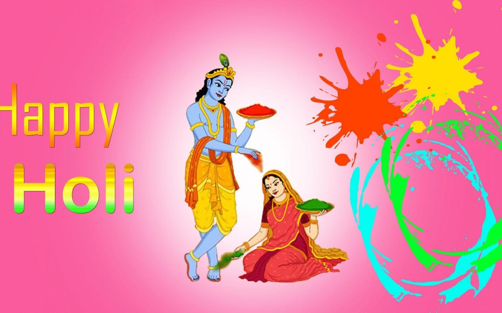 Get Free Romantic Happy Holi Image 2018 For Lover