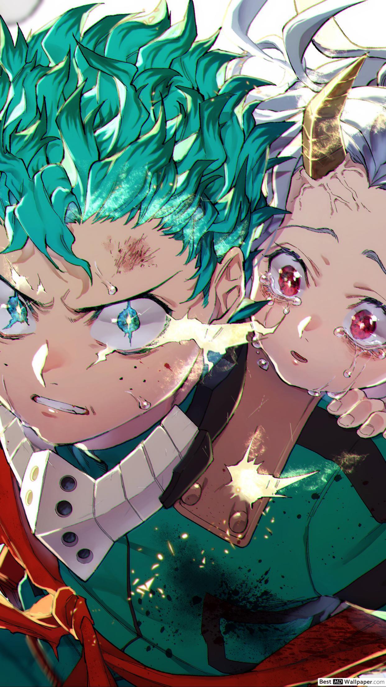 My Hero Academia Midoriya & Eri HD wallpaper download