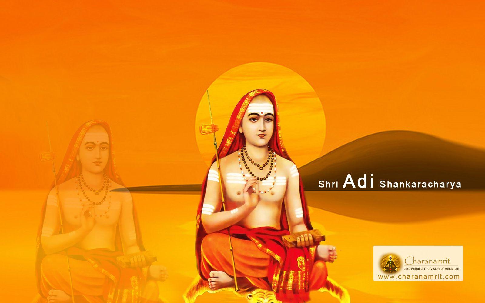 Sri Adi Shankaracharya beautiful HD Wallpaper for free download. Life philosophy, Discipleship, Bhagavad gita