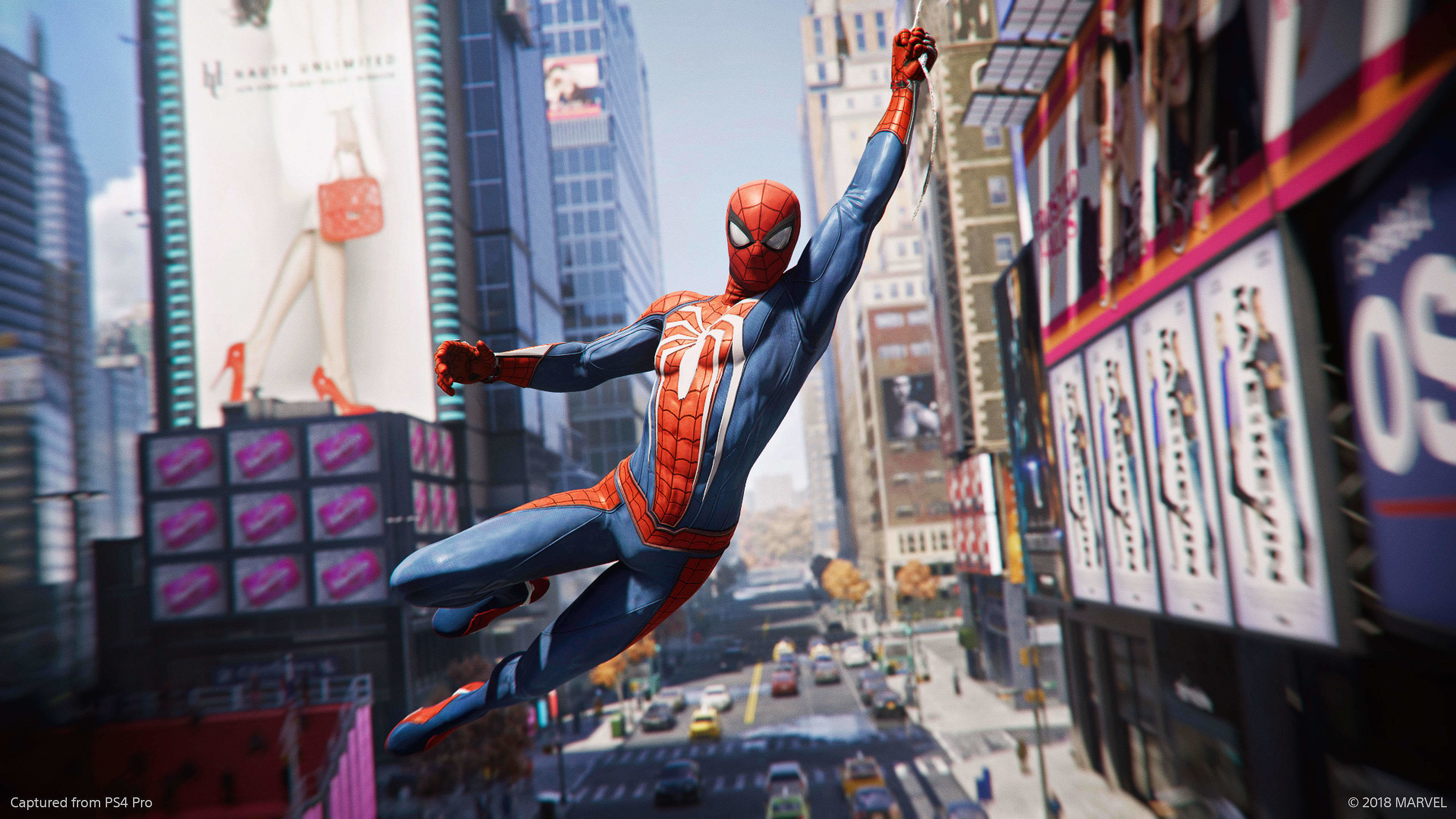 Download 3840x2160 Wallpaper Spider Man Ps Video Game, Hanging
