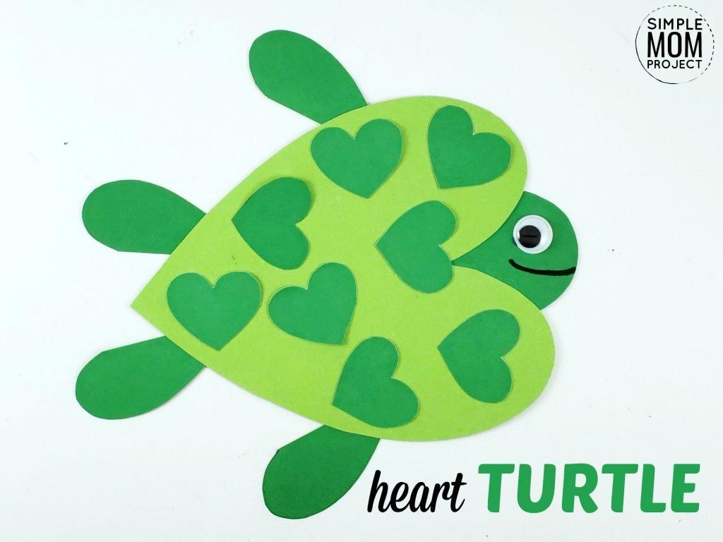 Simple DIY Valentine's Day Turtle Card and FREE Printable