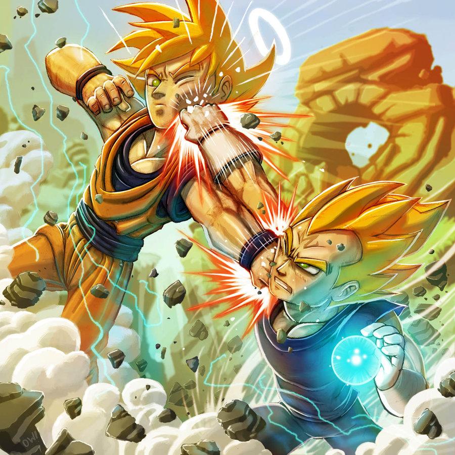 Latest Dragon Ball Z Image Goku Vs Vegeta HD Wallpaper Goku