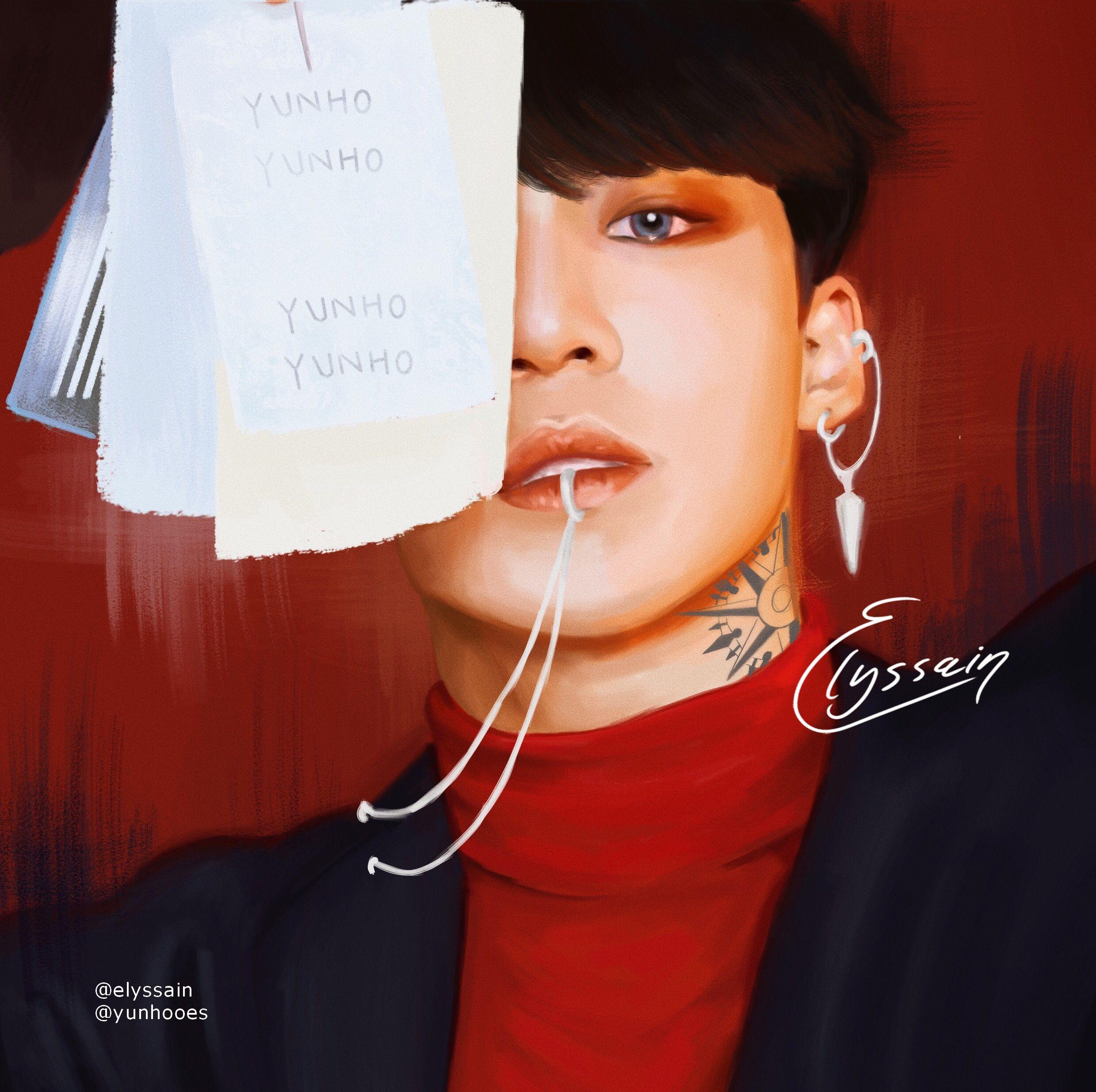 ateez #fanart #yunho. Fan art, Kpop fanart, Pop art