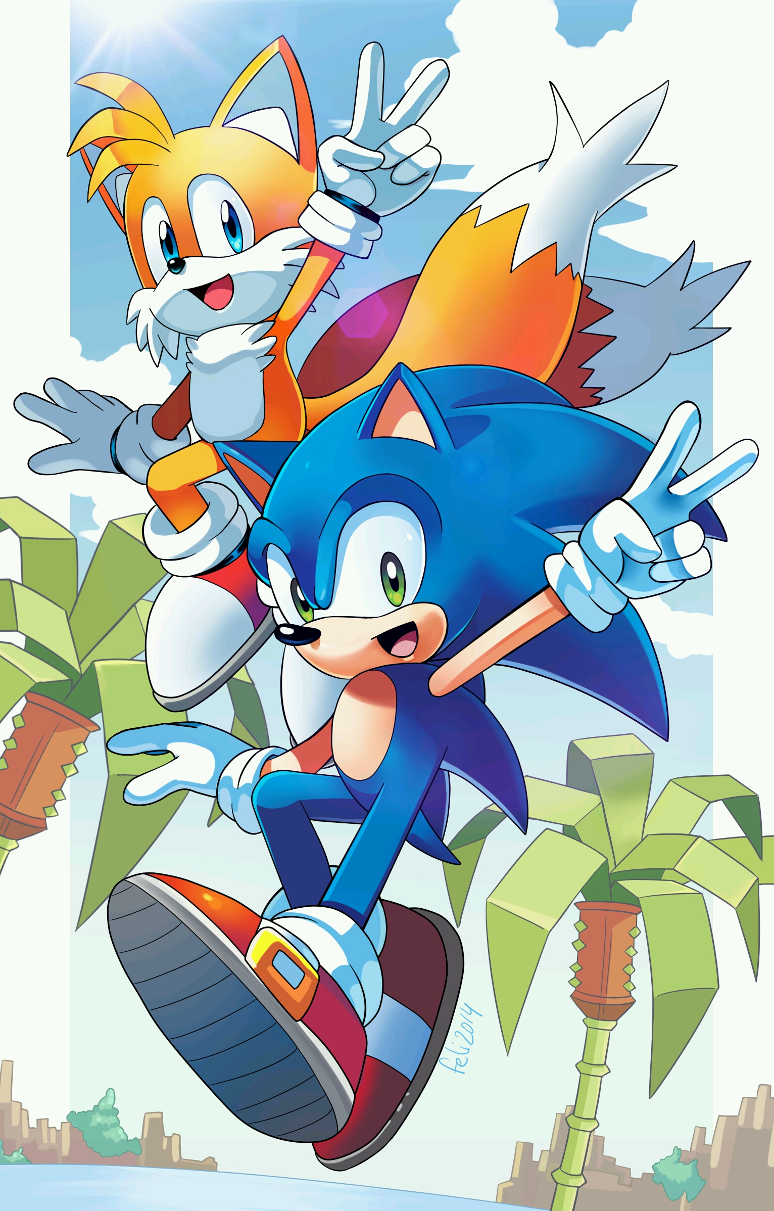 Sonic the Hedgehog, Mobile Wallpaper. Anime