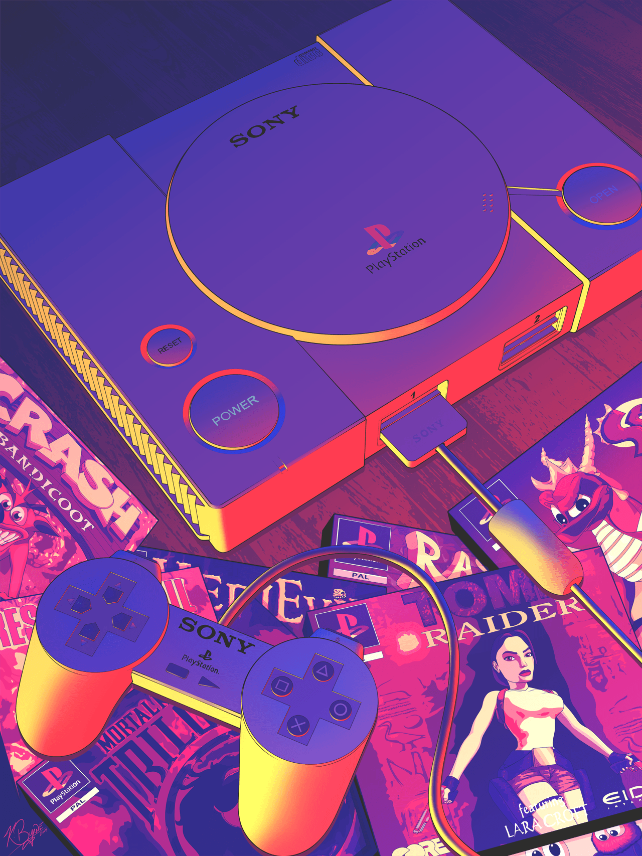 playstation aesthetic